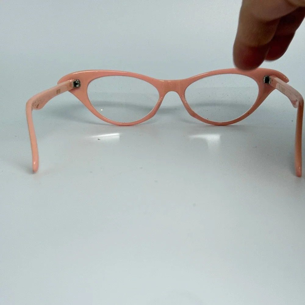Dr Peepers Pink Cat‎ Eye Reading Glasses Rhinestone Accents S3725 Retro 21636